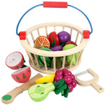 Emulational Magnetic Cut Fruits Vegetables Basket