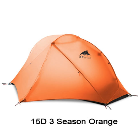 3F UL GEAR Camping Tent 1 Person 3-4