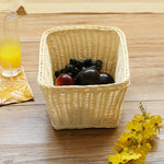 Rattan Dining Table Hotel Restaurant Food Storage Basket